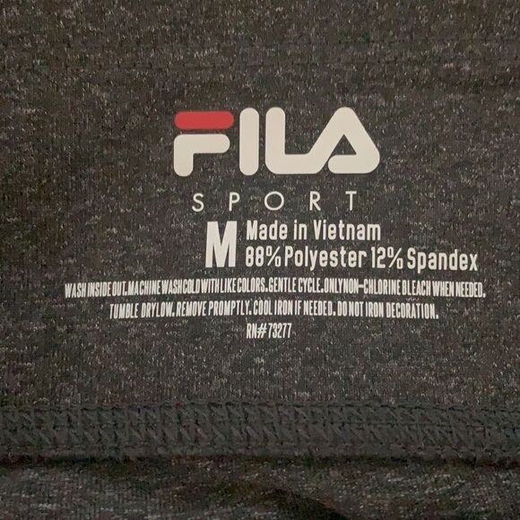 FILA Women's Gray Athletic Shorts, M - Picture 5 of 5